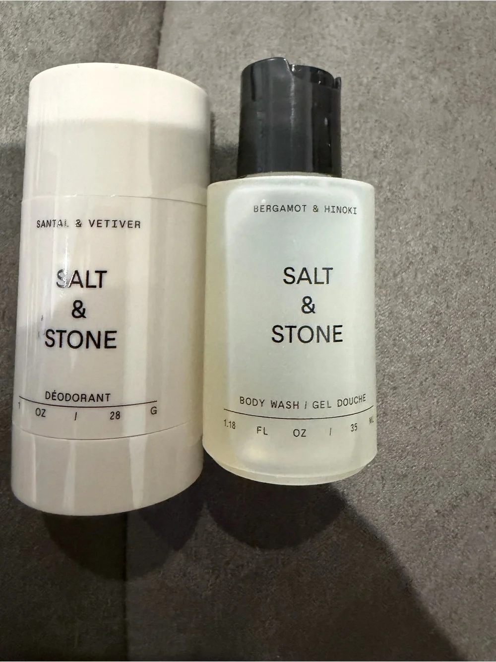 New SALT & STONE Bergamot & Hinoki  + Santai & Vetiver Deodorant
